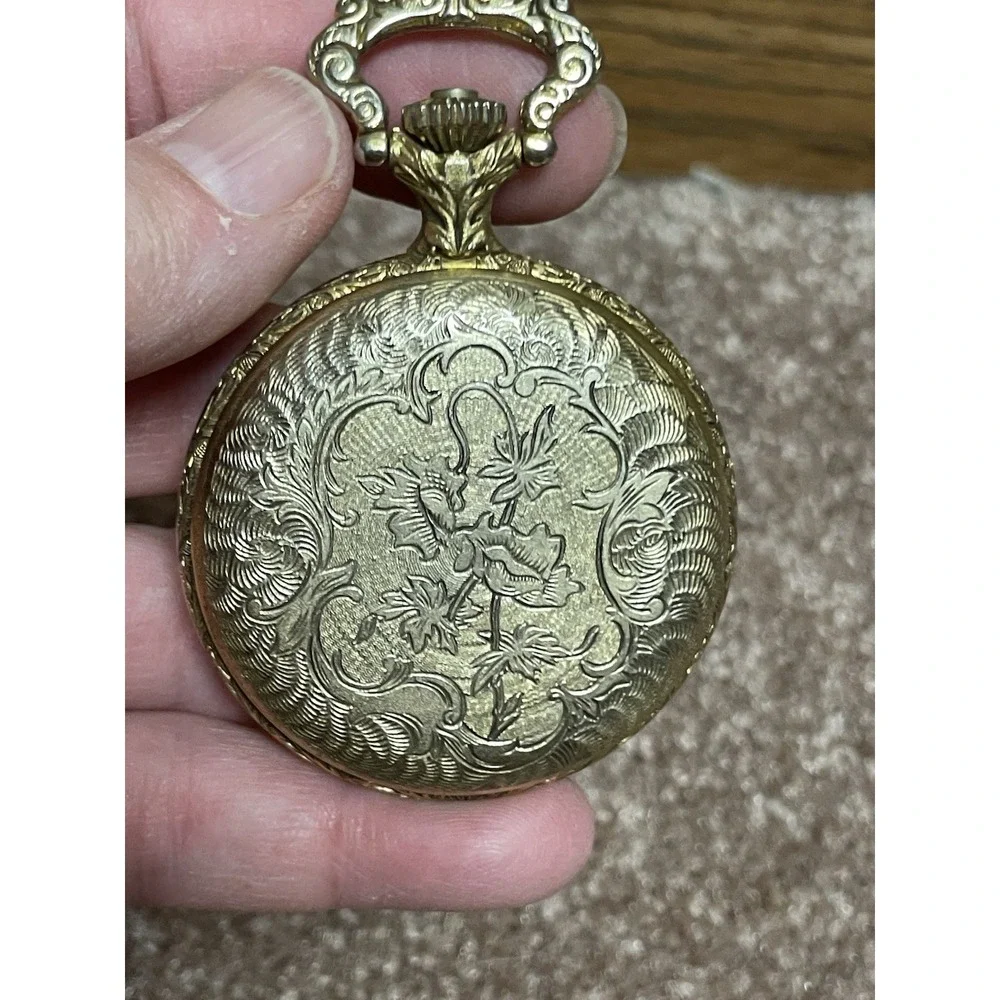 Pierre Jacquard 17‎ Jewels Electra Pocket Wind Watch Swiss Made Fisherman Vtg 70